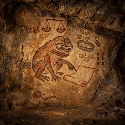 Three worn stones let Pepe see each separate word in a message.